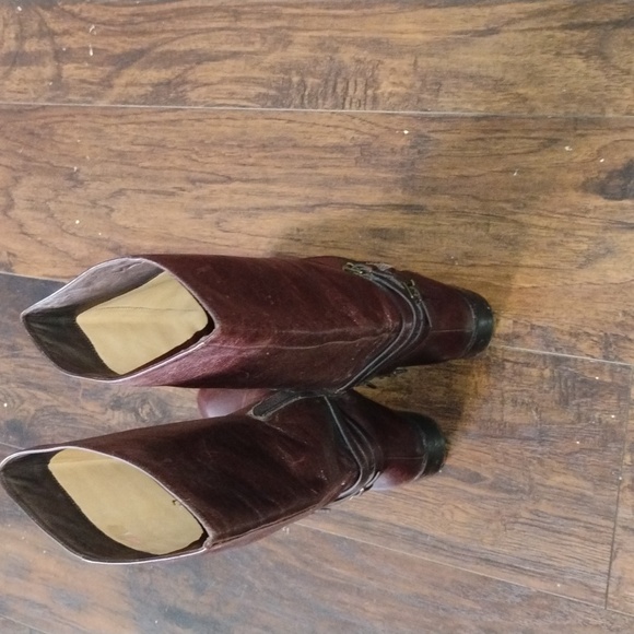 Via Spiga Dark Brown Heeled Boots - Picture 3 of 8